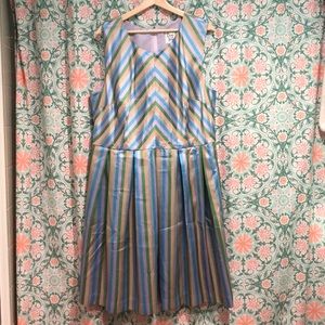 NWOT ModCloth Multi-Colored Stripped Dress NWOT